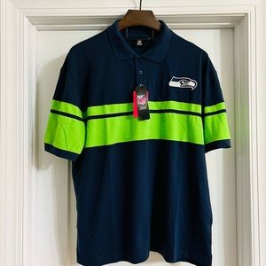 Seattle Seahawks official NFL polo NEW